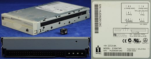 iomega Z100ATAPI Leitor disco flexivel ZIP interno
