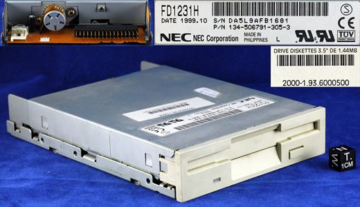 Nec FD1231H Leitor disco flexibel 3.5 polegadas interno