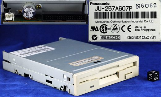 Panasonic JU-257A607P Leitor disco flexibel 3.5 polegadas interno