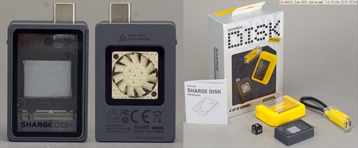 Sharge Disk Enclosure 2230 SSDs