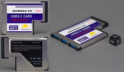 ExpressCard to USB 3-port