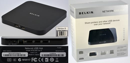 Belkin Network USB Hub F5L09 Ver.2
