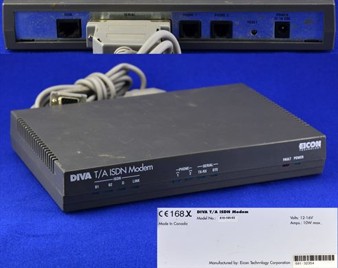 DIVA T-A ISDN Modem 810-195-02