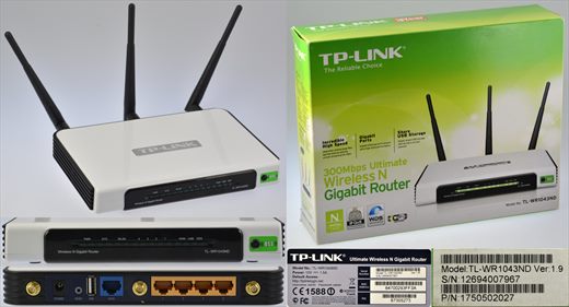 TP-LINK TL-WR1043ND Ver.1.9