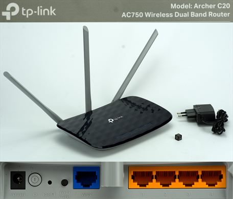tp-link Archer C20 AC750 Wireless Dual Band Router