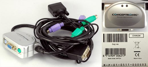 Conceptronic Mini KVM Switch C05-101