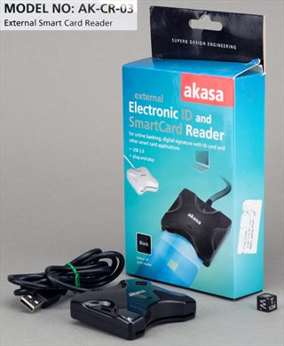Akasa External Smart Card Reader AK-CR-03