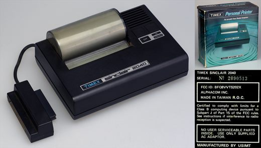 Timex Sinclair 2040 Personal Printer