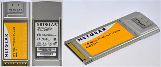 Netgear 108 Mbps Wireless PC Card WG511T