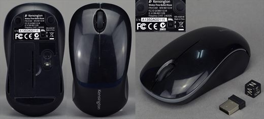 Kensington wireless three-button mouse K72401