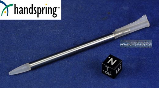 Handspring Stylus metal-plastico cinza
