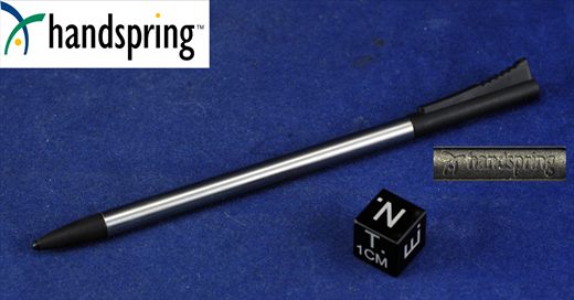 Handspring Stylus metal-plastico preto