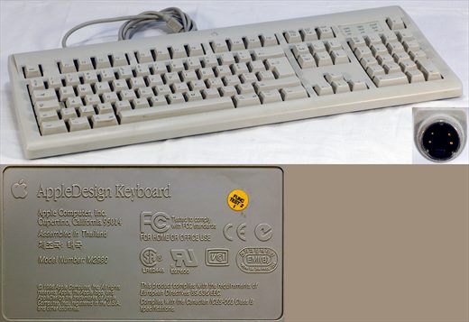 AppleDesign Keyboard Model M2980