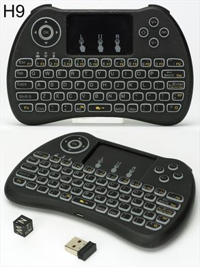 H9 teclado remoto retroiluminado