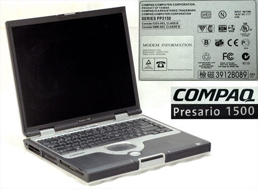 Compaq Presario 1500 Series PP2150