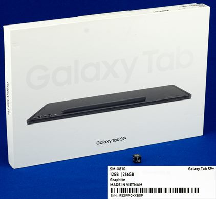 Samsung Galaxy Tab S9plus SM-X810 12GB-256GB Graphite