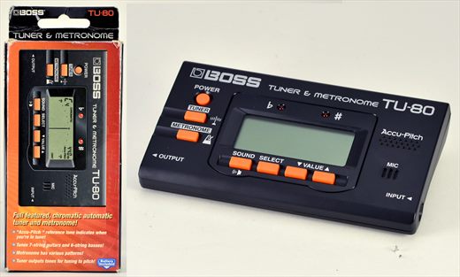BOSS TU-80 Tuner and Metronome