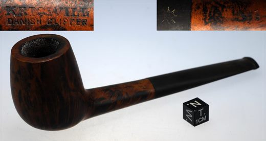 Cachimbo Kriswill Danish Clipper de madeira