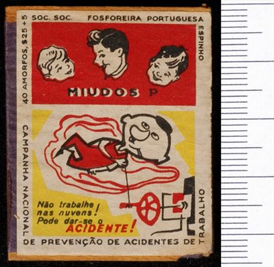 Miudos P (vermelho) - Campanha Nac. de Prev. de Acidentes de Trabajho (FP-Espinho)