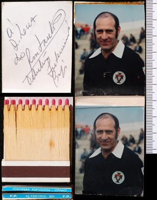Futebol - arbitro autografado (FP-Espinho)