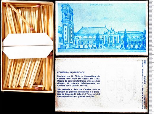 Gravuras - Coimbra - Universidade (SNF-Porto) azul c