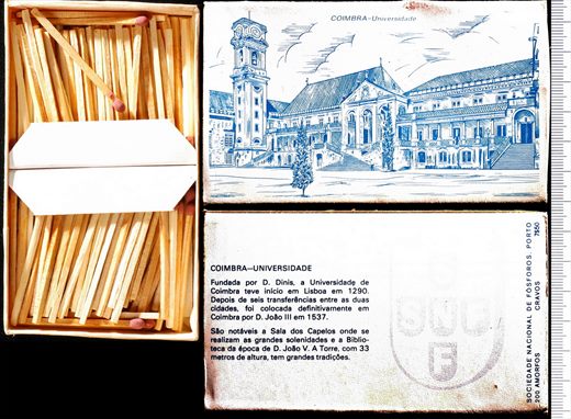 Gravuras - Coimbra - Universidade (SNF-Porto) azul o