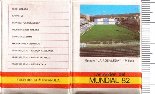 Mundial 82 Estadio La Rosaleda