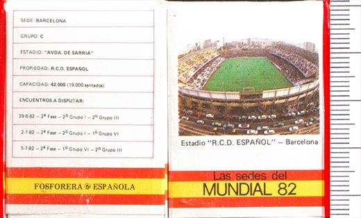 Mundial 82 Estadio R.C.D. Espanol