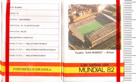 Mundial 82 Estadio San Mames