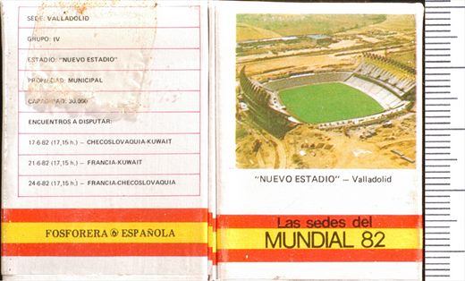 Mundial 82 Nuevo Estadio-Valladolid