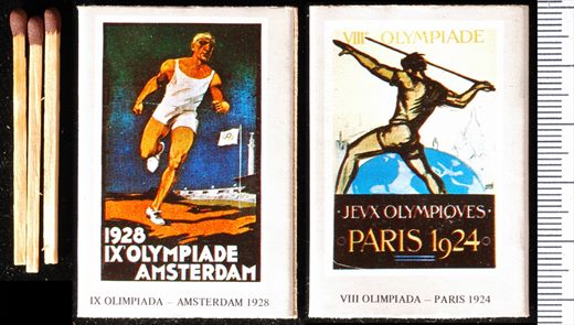 Olimpiadas (Cartazes) - 1924 1928 - Fosforos del Pirineo SA