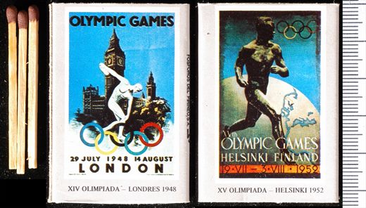 Olimpiadas (Cartazes) - 1948 1952 - Fosforos del Pirineo SA