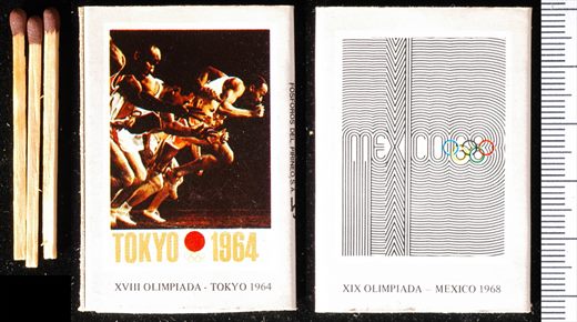 Olimpiadas (Cartazes) - 1964 1968 - Fosforos del Pirineo SA