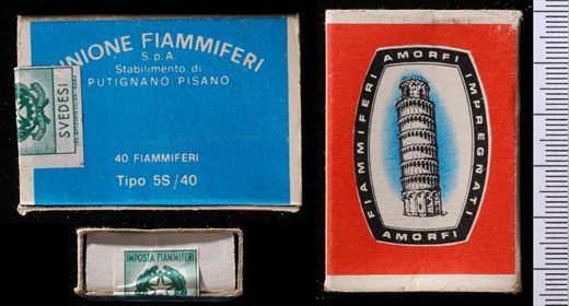 Unione Fiammiferi Putignano Pisano (Fiammiferi Impregnati)