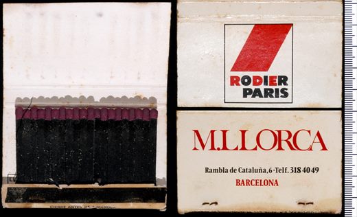 Rodier Paris - M. Llorca (Gral. Fosforera S.A.)
