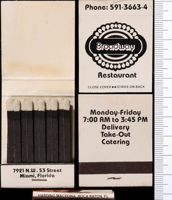 Broadway restaurant