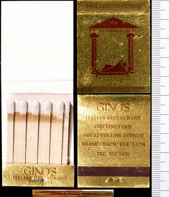Ginos Italian Restaurant 2 (Universal Match)