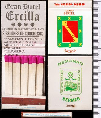 Gran Hotel Ercilla - Restaurante Bermeo (Gral. Fosforera S.A.)