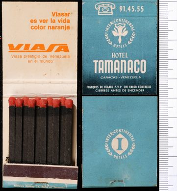 Hotel Tamanaco - Inter-Continental Hotels - VIASA (Fosforera Maracay C.A.)