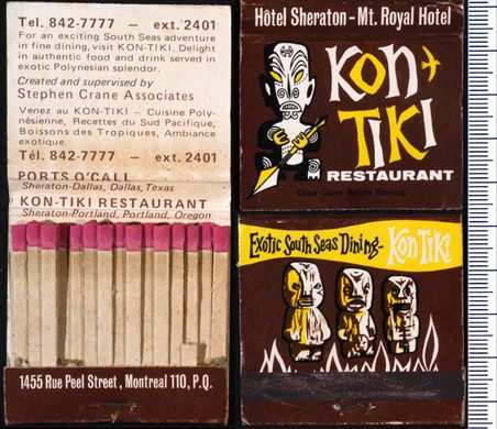 Kon-Tiki Restaurant - Hotel Sheraton - Mt. Royal Hotel