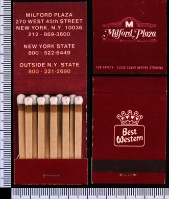Milford Plaza - Best Western (Lion Match Corp. of America)