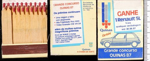 Quinas Carteira - Grande concurso Quinas 87 (SNF)