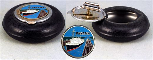 Cinzeiro de viagem Panama com tampa