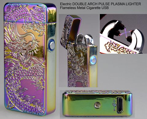 Electric Double Arch Pulse Plasma Lighter (Dragon)