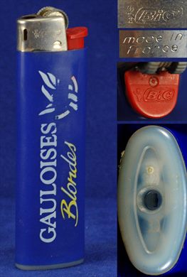 Gauloises Blondes botao vermelho (BiC)