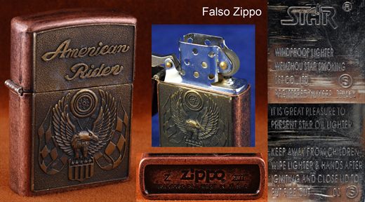 Zippo Falso (American Rider) (Star)