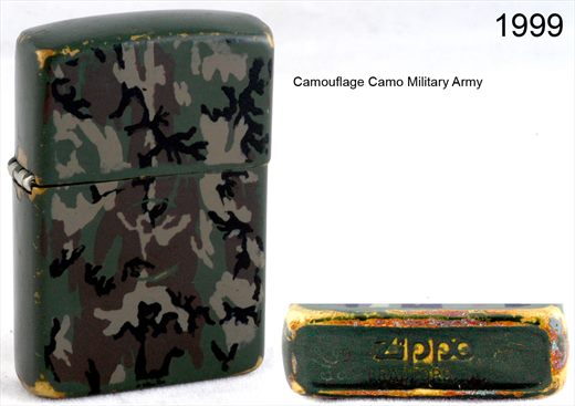 Zippo - 1999 Camuflagem verde