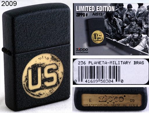 Zippo - 2009-E Limited Edition AI513 - Military Bras