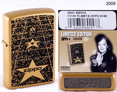 Zippo - 2009-J Limited Edition AB008 - Zippo Star