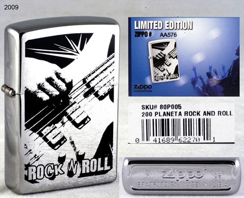 Zippo - 2009-K Limited Edition AA576 - Rock and Roll